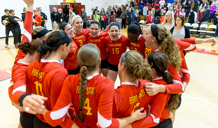 Ferris State Volleyball Beats Defending National Runner-Up & Nation's #2 Team