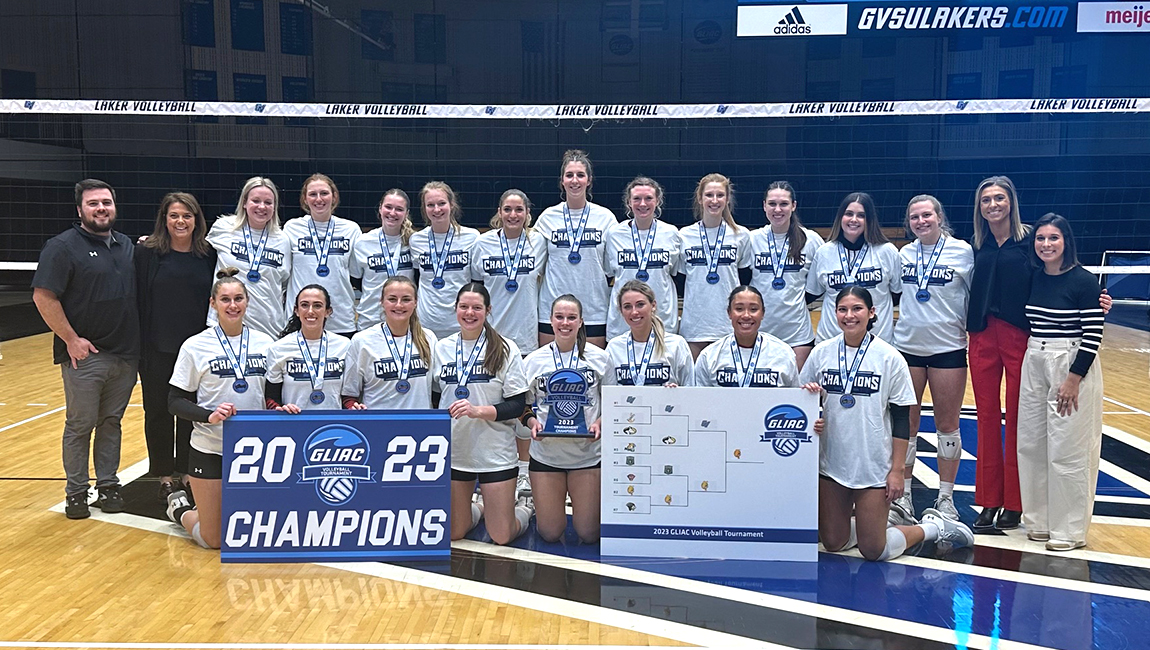 CHAMPIONS! Ferris State Volleyball Knocks Off Rival GVSU To Claim GLIAC Tourney Title
