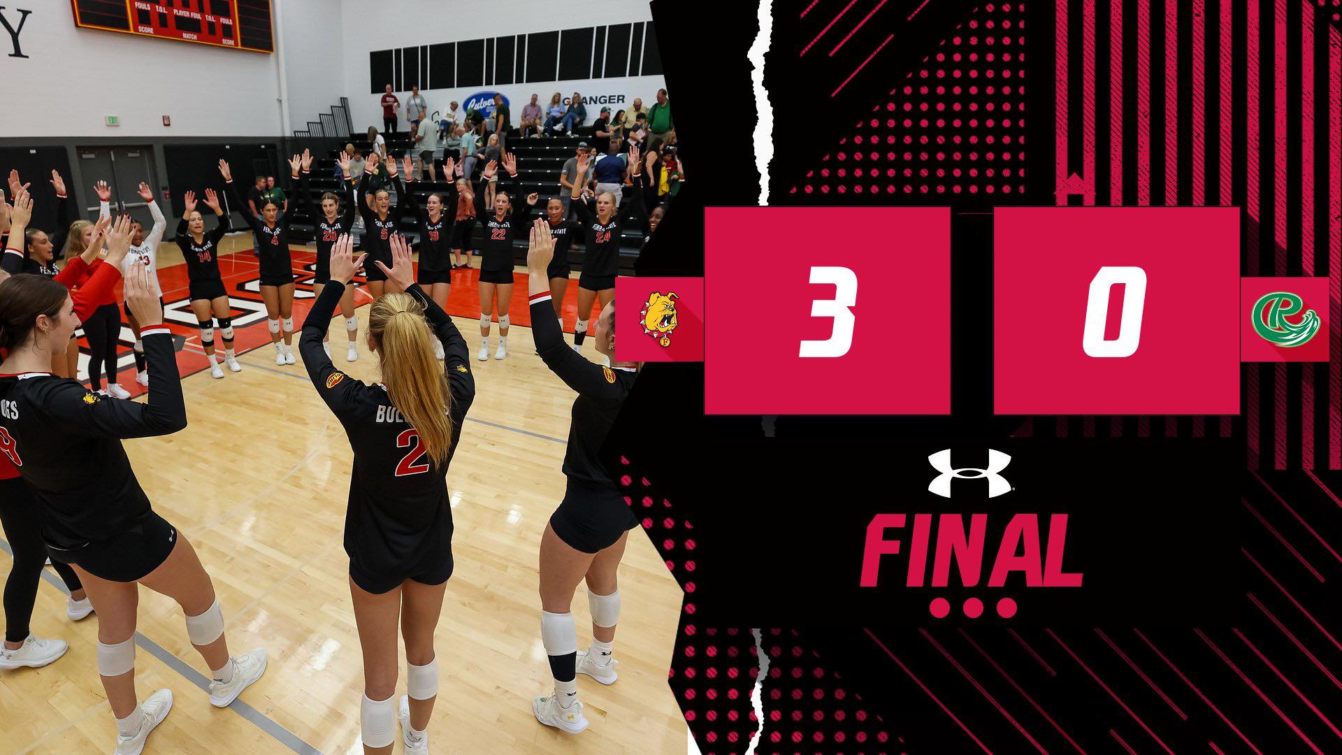 #16 Ferris State Beats Roosevelt In Three Sets To Cap Weekend Road Sweep
