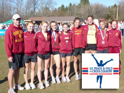 The 2009 FSU Women's CC team poses at last year's regional.  FSU is ranked second in this year's regional preseason poll.